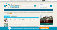 Desktop Screenshot of polizialocale.com